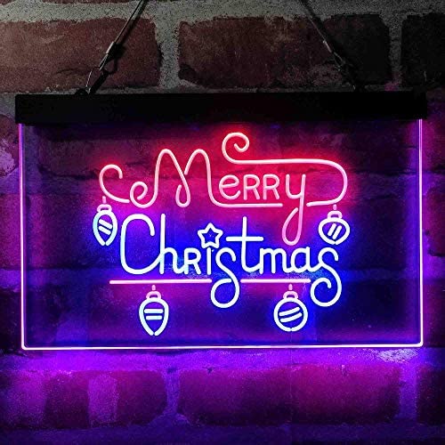 Merry Christmas Bulbs LED Light Sign - Way Up Gifts