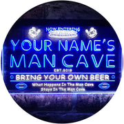 Personalized Sports Football Theme Man Cave LED Light Sign - LED Gift Works
