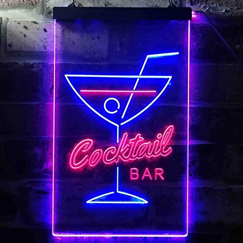 Cocktail Bar LED Light Sign - Way Up Gifts