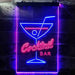 Cocktail Bar LED Light Sign - Way Up Gifts