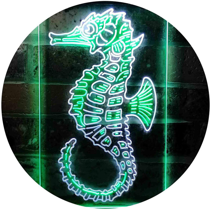 Ocean Decor Beach Seahorse LED Light Sign - Way Up Gifts