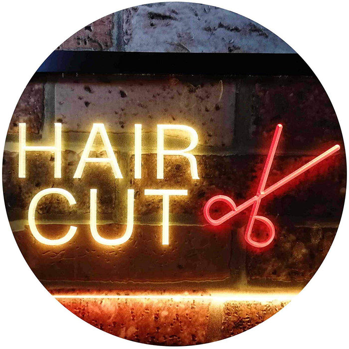 Barber Salon Hair Cut LED Light Sign - Way Up Gifts