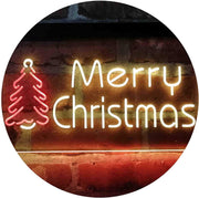 Merry Christmas Tree LED Light Sign - LED Gift Works