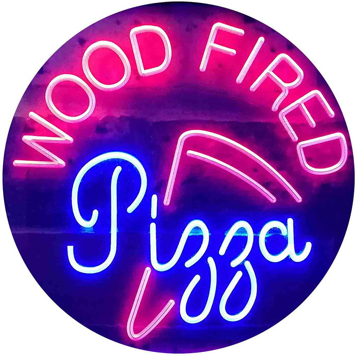 Wood Fired Pizza LED Light Sign - Way Up Gifts