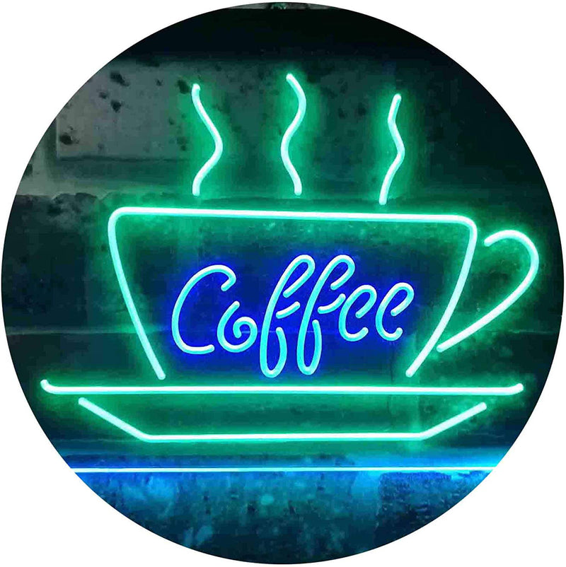 Coffee Cup LED Light Sign - LED Gift Works