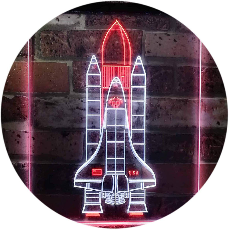 Astronaut Space Shuttle LED Light Sign - LED Gift Works