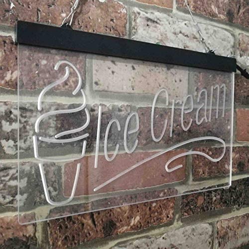 Ice Cream LED Light Sign - LED Gift Works