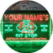 Personalized Car Racing Beer Pit Stop Bar LED Light Sign - Way Up Gifts