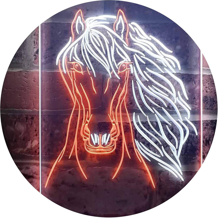 Horse Head LED Light Sign - Way Up Gifts