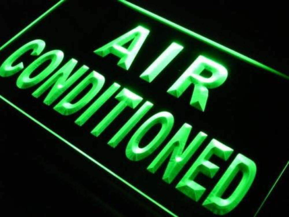 Air Conditioned Building LED Light Sign - Way Up Gifts