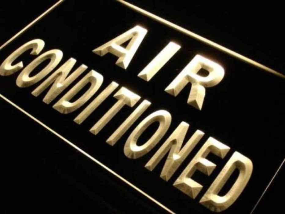 Air Conditioned Building LED Light Sign - Way Up Gifts