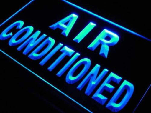Air Conditioned Building LED Light Sign - Way Up Gifts