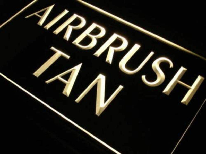 Airbrush Tan LED Light Sign - LED Gift Works