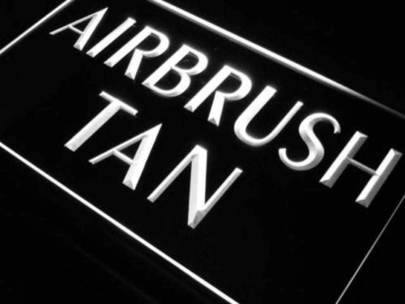 Airbrush Tan LED Light Sign - LED Gift Works