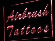 Airbrush Tattoos LED Light Sign - LED Gift Works