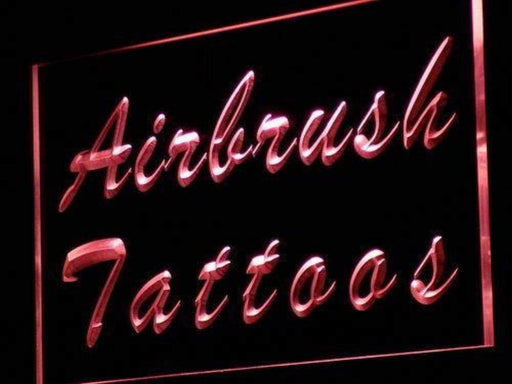 Airbrush Tattoos LED Light Sign - LED Gift Works