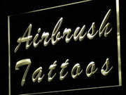 Airbrush Tattoos LED Light Sign - LED Gift Works