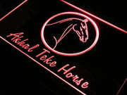 Akhal Teke Horse LED Light Sign - LED Gift Works