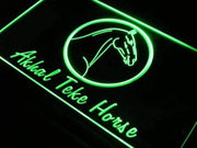 Akhal Teke Horse LED Light Sign - LED Gift Works