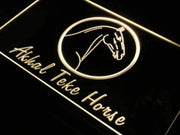 Akhal Teke Horse LED Light Sign - LED Gift Works