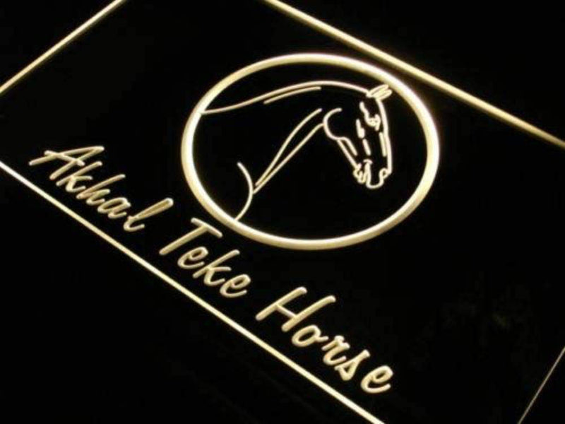 Akhal Teke Horse LED Light Sign - LED Gift Works