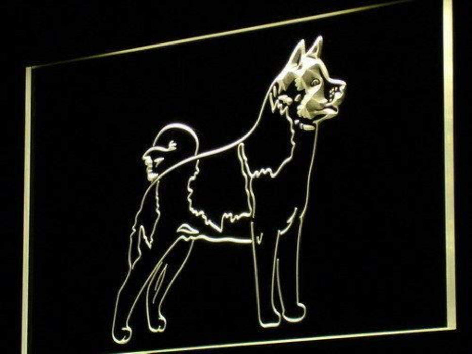 Akita Dog LED Light Sign - Way Up Gifts