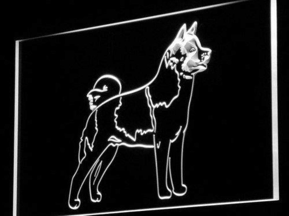 Akita Dog LED Light Sign - Way Up Gifts