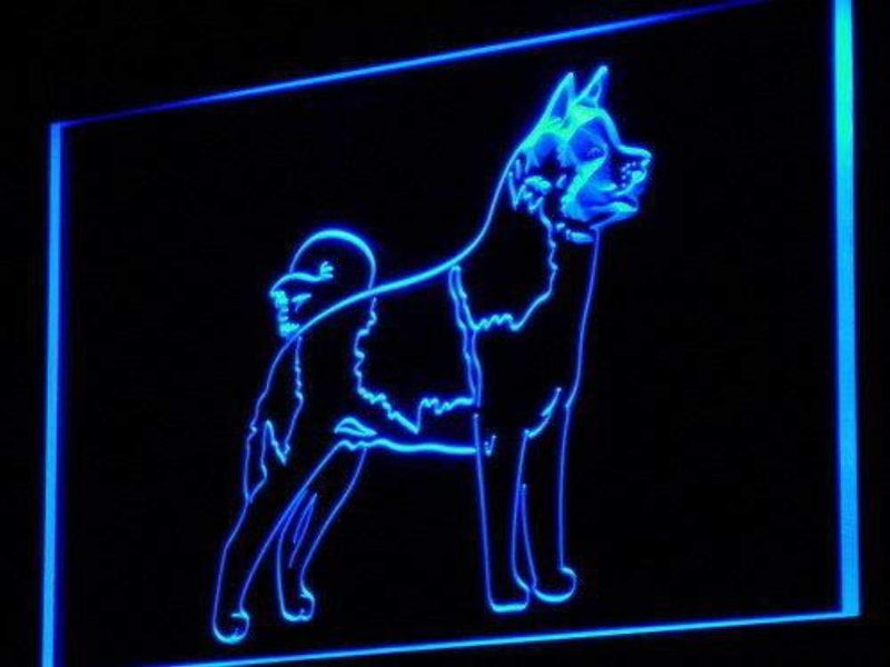 Akita Dog LED Light Sign - LED Gift Works