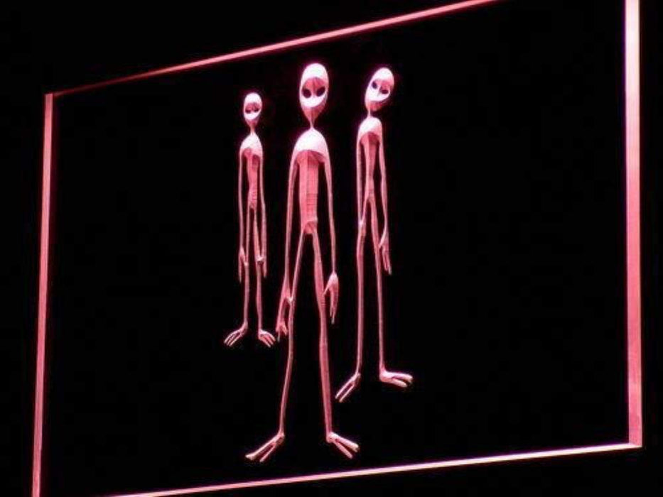 Aliens LED Light Sign - Way Up Gifts