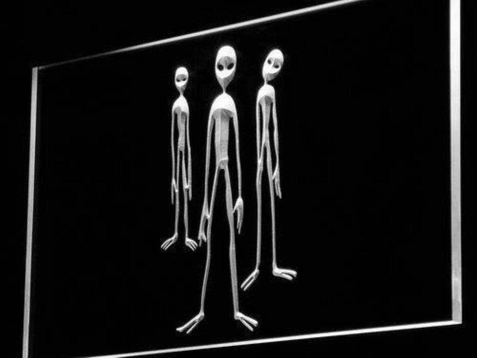 Aliens LED Light Sign - Way Up Gifts