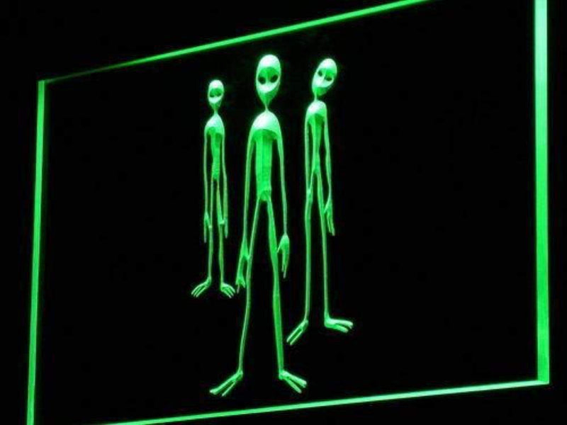 Aliens LED Light Sign - LED Gift Works