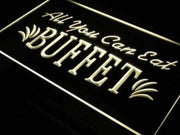 All You Can Eat Buffet LED Light Sign - LED Gift Works