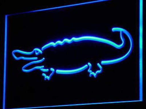 Alligator Crocodile LED Light Sign - LED Gift Works