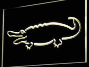 Alligator Crocodile LED Light Sign - LED Gift Works