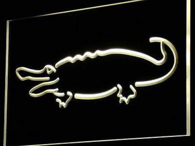 Alligator Crocodile LED Light Sign - LED Gift Works