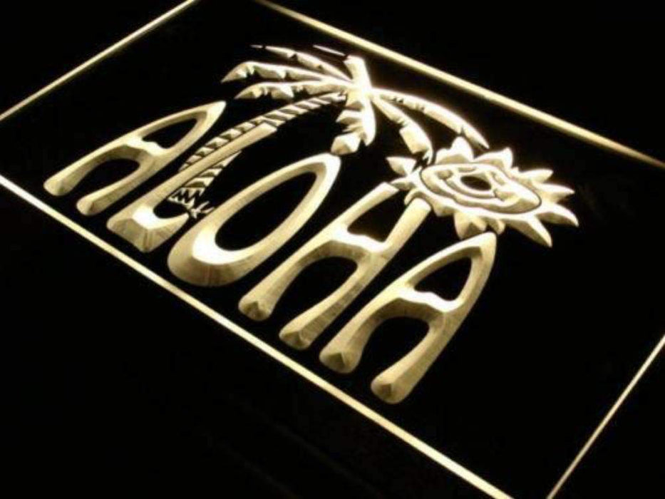Aloha Beach Decor LED Light Sign - Way Up Gifts