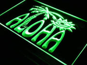 Aloha Beach Decor LED Light Sign - LED Gift Works