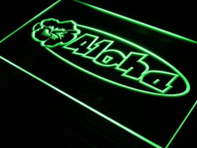 Aloha LED Light Sign - LED Gift Works