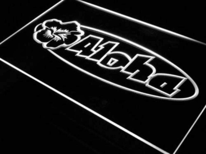 Aloha LED Light Sign - LED Gift Works