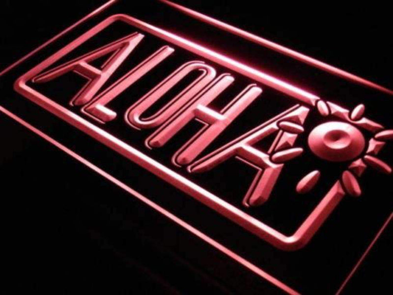 Aloha Sun LED Light Sign - LED Gift Works