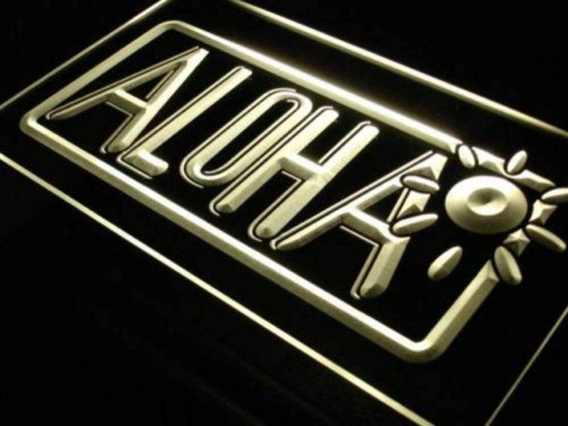 Aloha Sun LED Light Sign - LED Gift Works