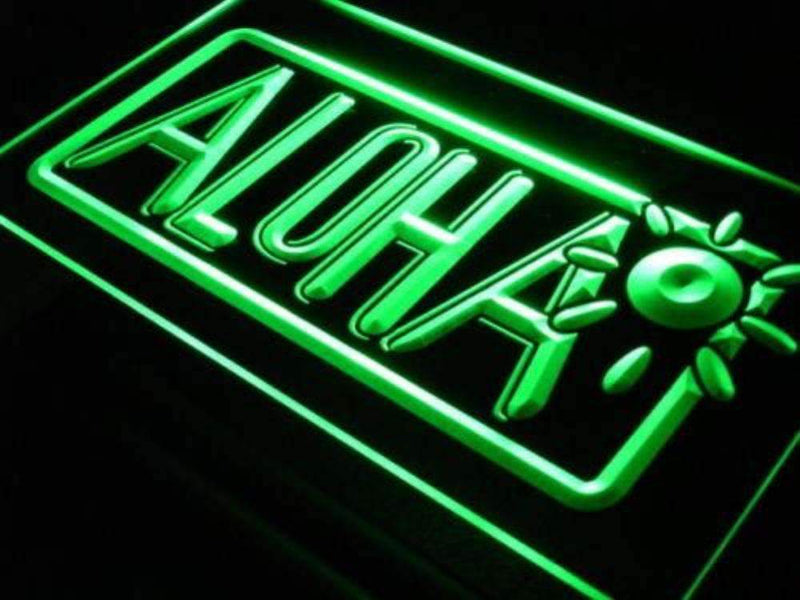 Aloha Sun LED Light Sign - LED Gift Works