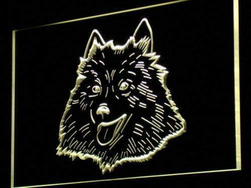 American Eskimo Dog LED Light Sign - LED Gift Works