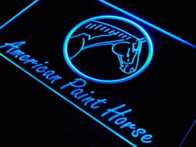 American Paint Horse LED Light Sign - LED Gift Works