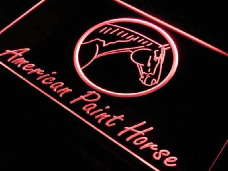 American Paint Horse LED Light Sign - LED Gift Works