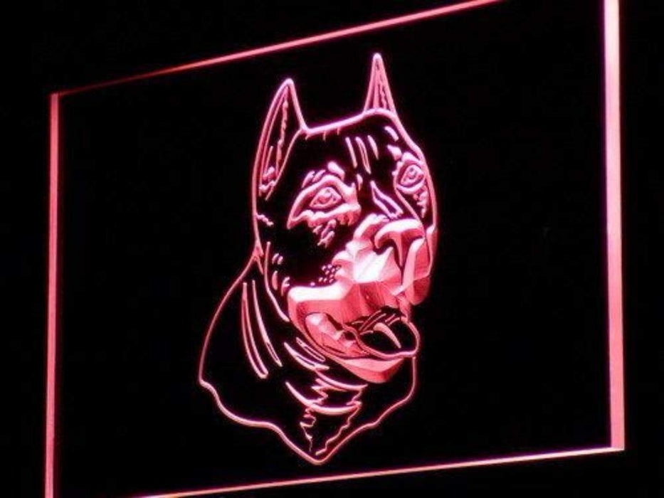 American Pit Bull Terrier LED Light Sign - Way Up Gifts