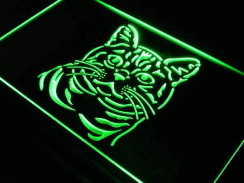 American Shorthair Cat LED Light Sign - LED Gift Works