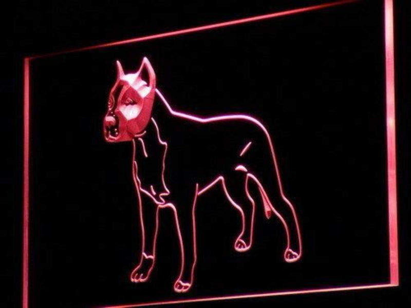 American Staffordshire Terrier LED Light Sign - LED Gift Works