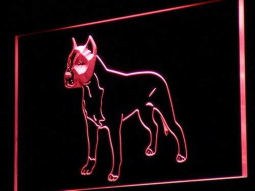 American Staffordshire Terrier LED Light Sign - LED Gift Works