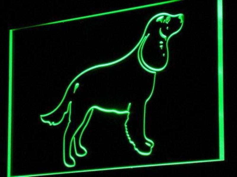 American Water Spaniel LED Light Sign - LED Gift Works